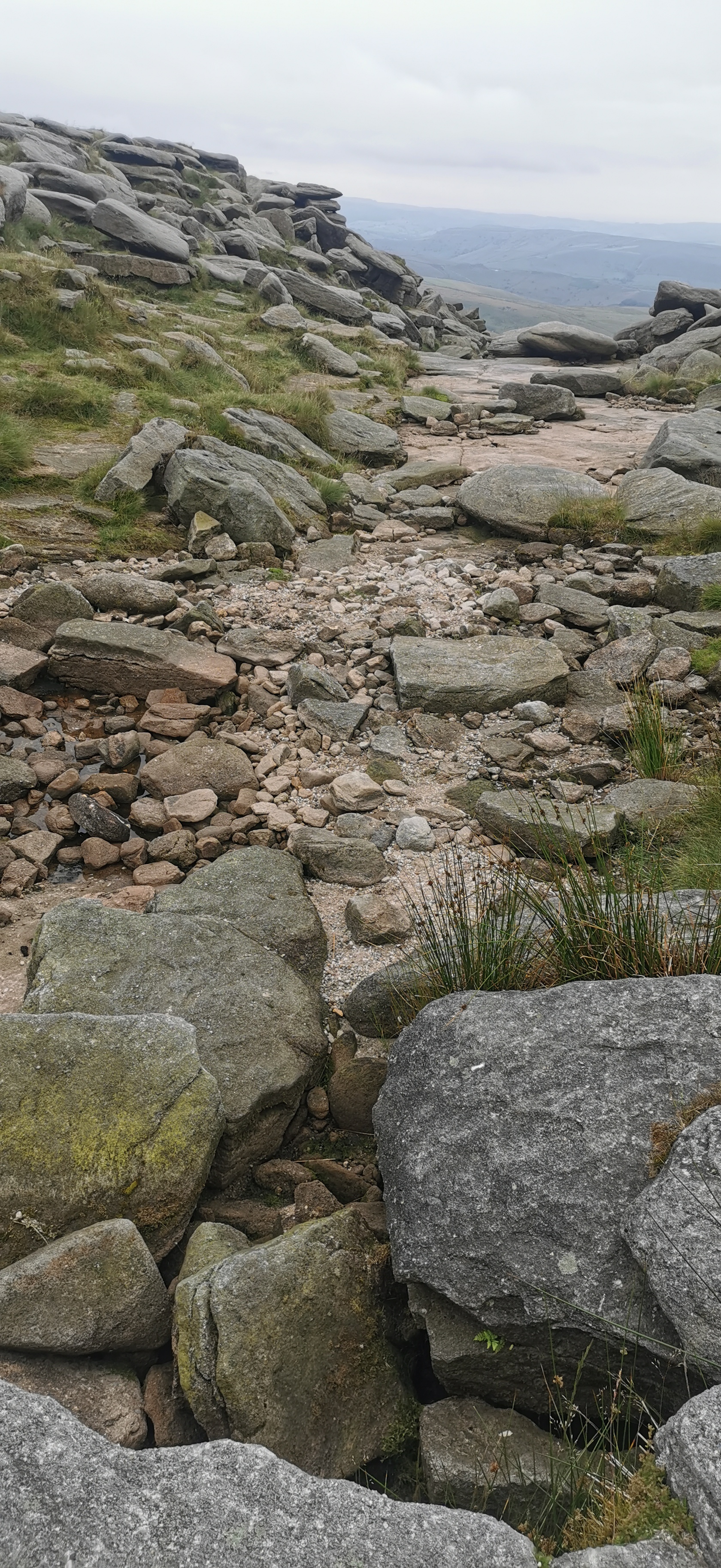 Photo taken between Mill Hill and Kinder Downfall